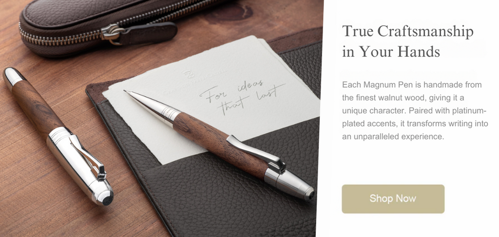 True craftsmanship in your hands - shop Magnum Pens now