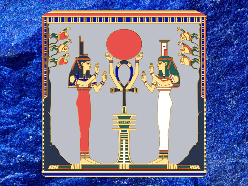 Goddess of Isis Egyptian graphic