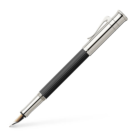 筆記具 GRAF VON FABER-CASTELL Pencil Ebony Fountain pen Classic Ebony Medium - #145550 – Graf von Faber