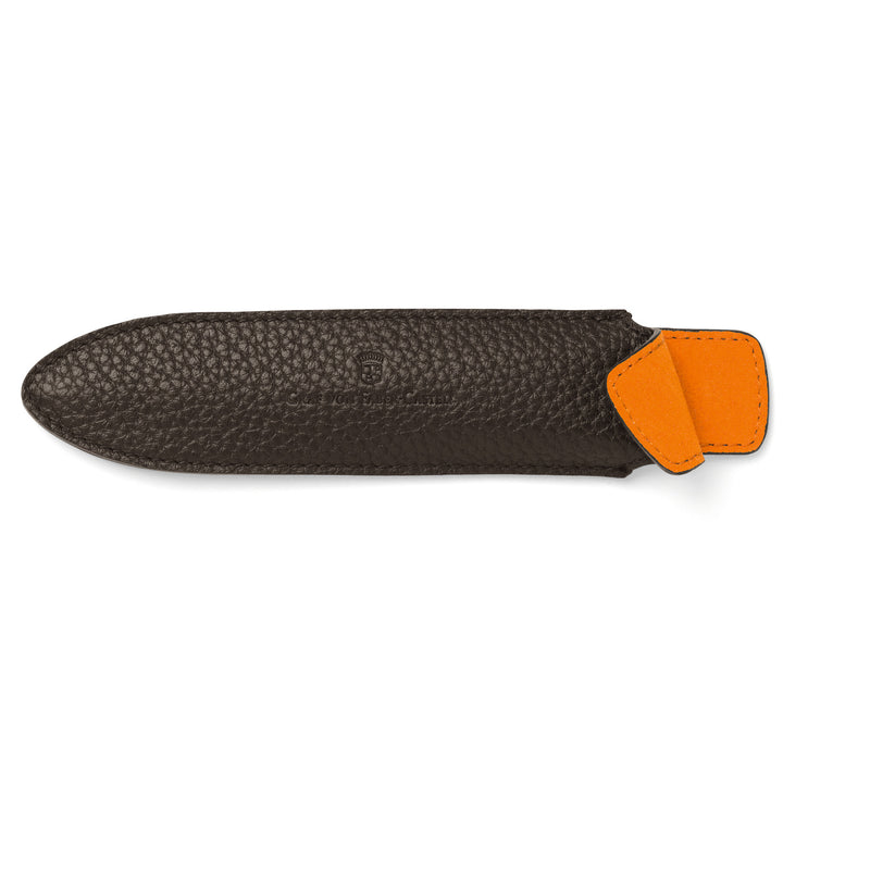 Graf von Faber-Castell Leather Pen Sleeve Short, Brown