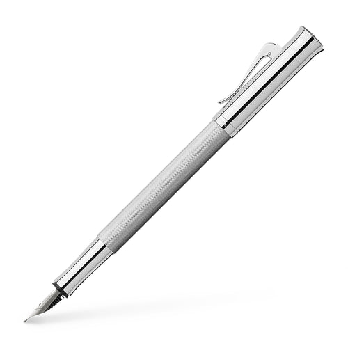 Fountain pen Guilloche Rhodium Fine