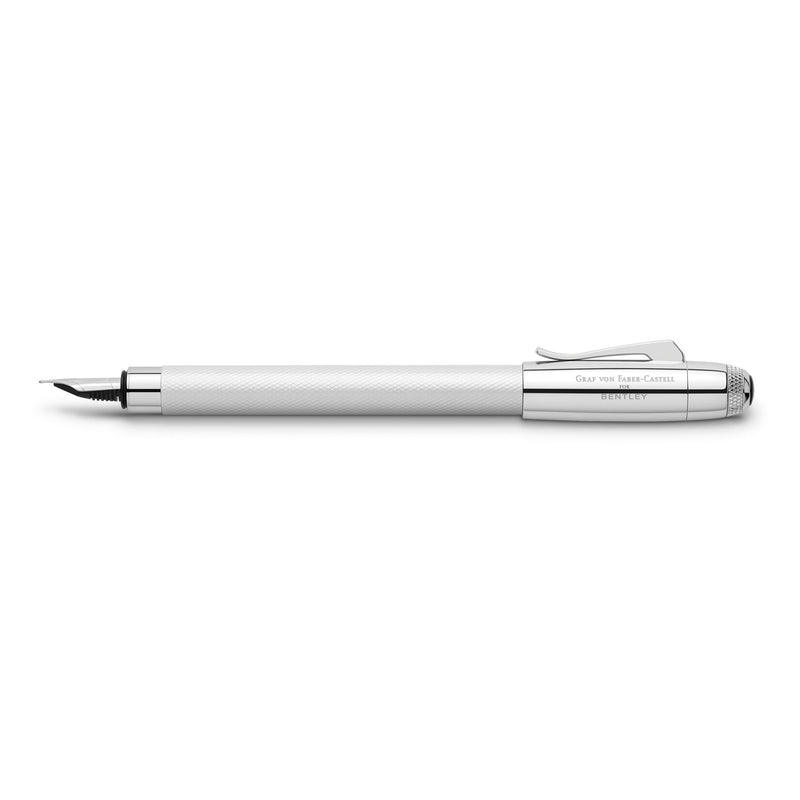 Graf von Faber-Castell Fountain pen Bentley White Satin Broad