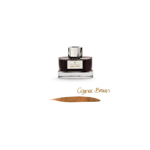 Graf von Faber-Castell Ink bottle Cognac Brown, 75ml