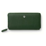 Ladies purse Epsom with zipper, Olive Green