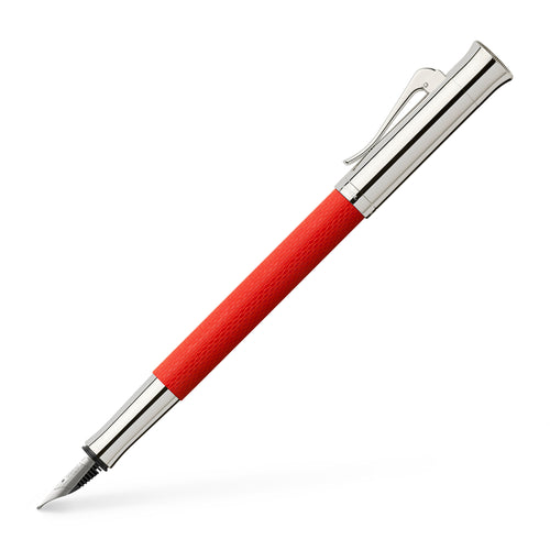 Fountain pen Guilloche India Red Fine