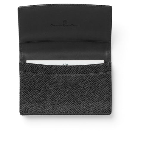 Graf von Faber-Castell Business card case Epsom, black