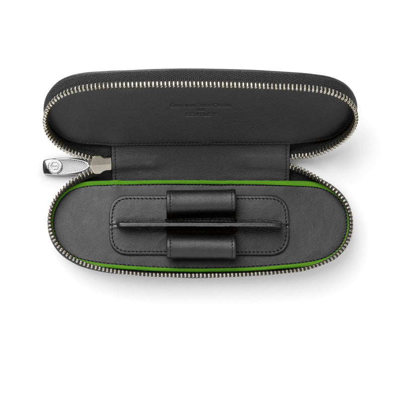 Zipper case for 2 pens Bentley Black