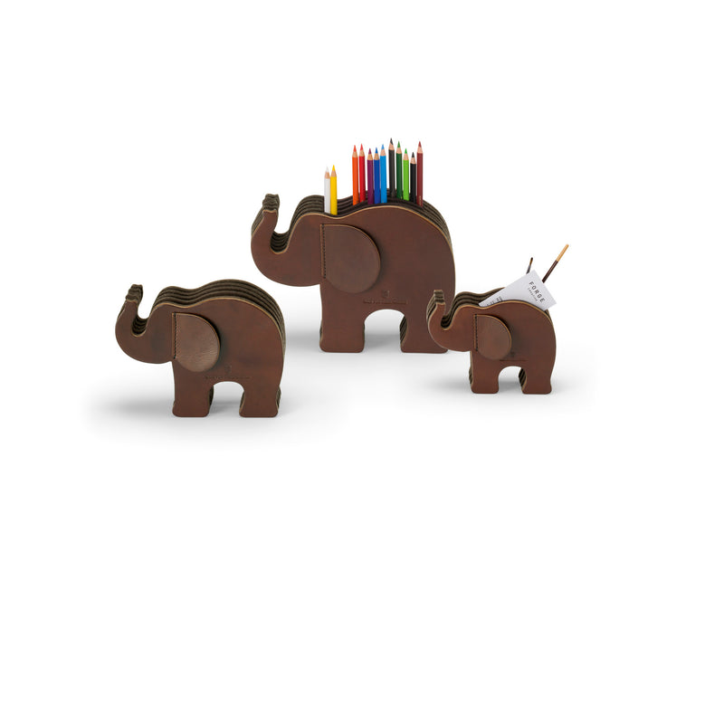 Graf von Faber-Castell Pen holder Elephant Small, dark brown