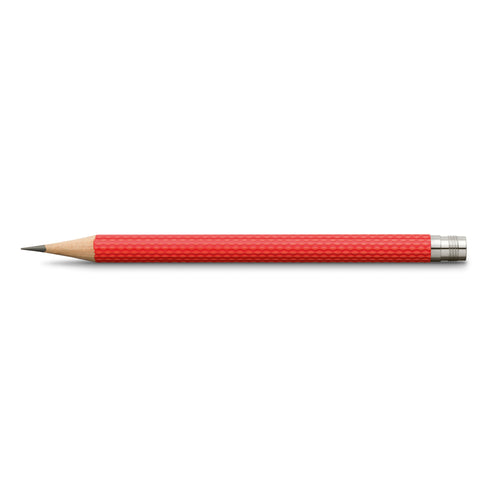 Graf von Faber-Castell 3 pocket pencils Guilloche, India Red