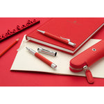 Fountain pen Guilloche India Red Medium