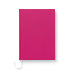 Linen-bound book A5 Electric Pink