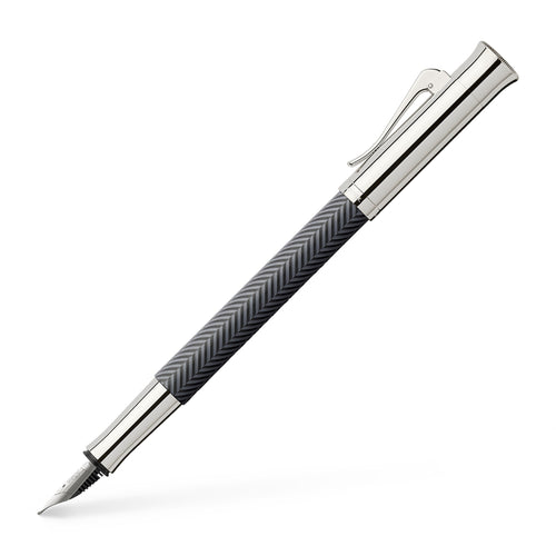 Fountain pen Guilloche Ciselé Anthracite Broad