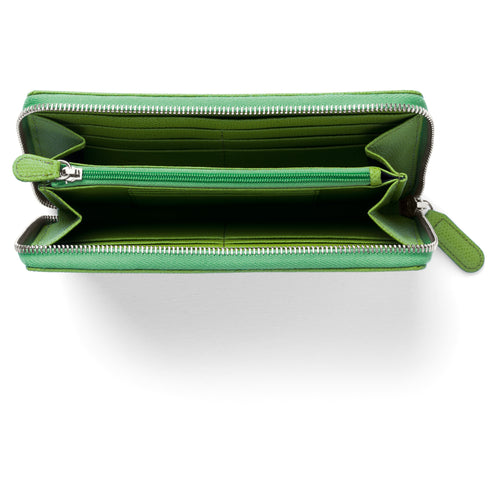 Graf von Faber-Castell Ladies purse Epsom with zipper, Viper Green