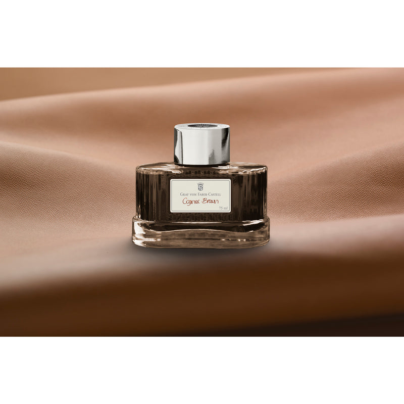 Ink bottle Cognac Brown, 75ml #141016 – Graf von Faber-Castell