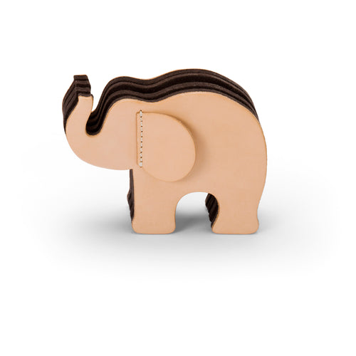 Pen holder Elephant Small, natural