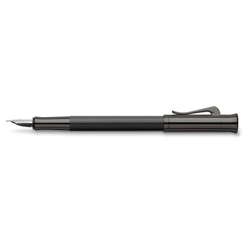 Graf von Faber-Castell Fountain pen Guilloche Black Edition Medium